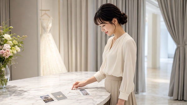 ウェディングドレスをどこで買うか4つの選択肢を比較検討する花嫁