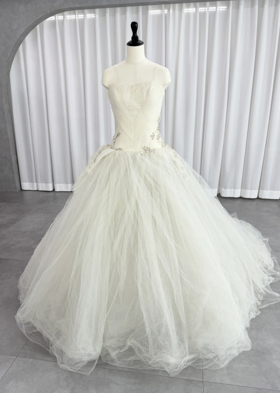 ヴェラウォン VERA WANG BRIDE Louisa ルイーザ プリンセスライン アイボリー 白 ファーストオーナー チュール