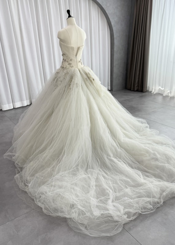 ヴェラウォン VERA WANG BRIDE Louisa ルイーザ プリンセスライン アイボリー 白 ファーストオーナー チュール