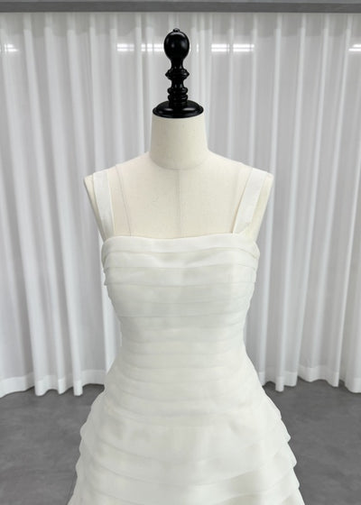 PRONOVIAS A-Line Wedding Dress Ivory White First Owner Shoulder