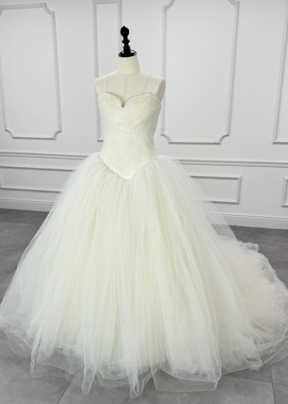 Vera Wang Bride Ballerina Kate Hudson的Ballerina Princess Line版本象牙白人第一所有者郁金香