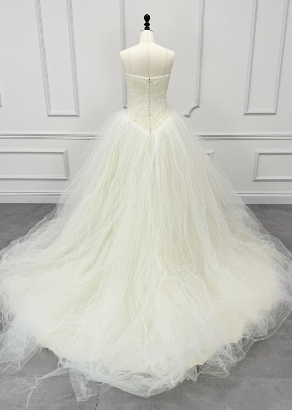 Vera Wang Bride Ballerina Kate Hudson的Ballerina Princess Line版本象牙白人第一所有者郁金香