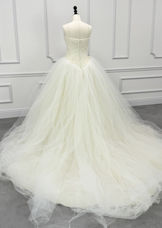 Vera Wang Bride Ballerina Kate Hudson的Ballerina Princess Line版本象牙白人第一所有者郁金香