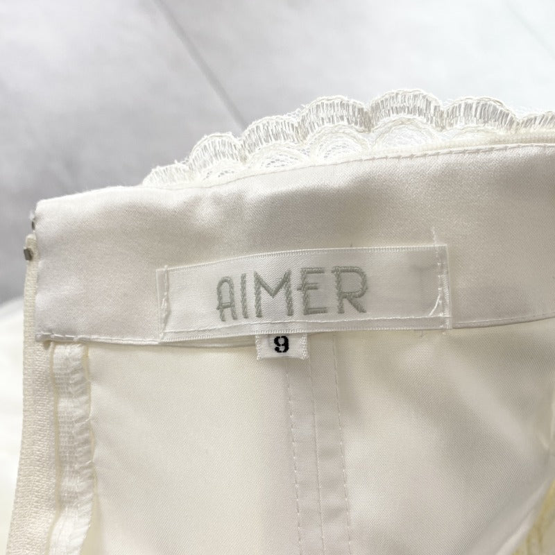 Eme Aimer BRILLIANT LACE A-line White First Owner