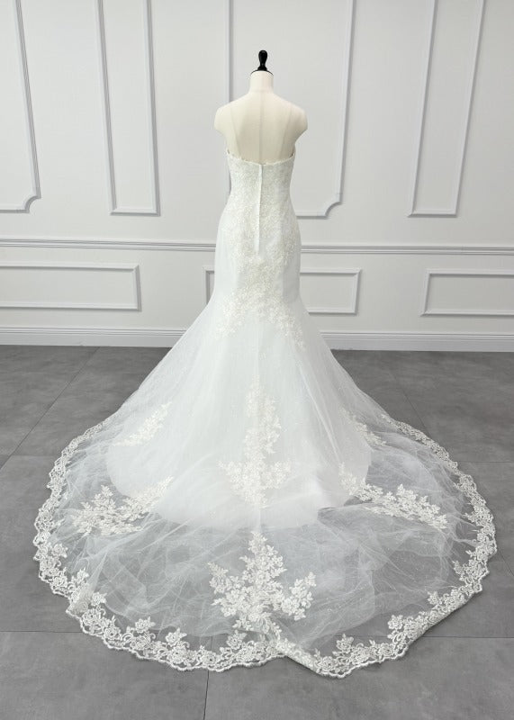 ワイエヌエス YNS WEDDING マーメイドライン ウェディングドレス  