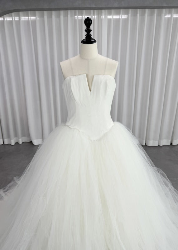 ヴェラウォン VERA WANG BRIDE Fernanda フェルナンダ プリンセスライン ウェディングドレス アイボリー 白 ファーストオーナー チュール