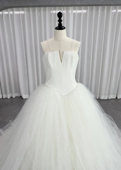 ヴェラウォン VERA WANG BRIDE Fernanda フェルナンダ プリンセスライン ウェディングドレス アイボリー 白 ファーストオーナー チュール