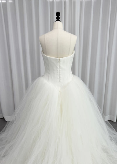 ヴェラウォン VERA WANG BRIDE Fernanda フェルナンダ プリンセスライン ウェディングドレス アイボリー 白 ファーストオーナー チュール