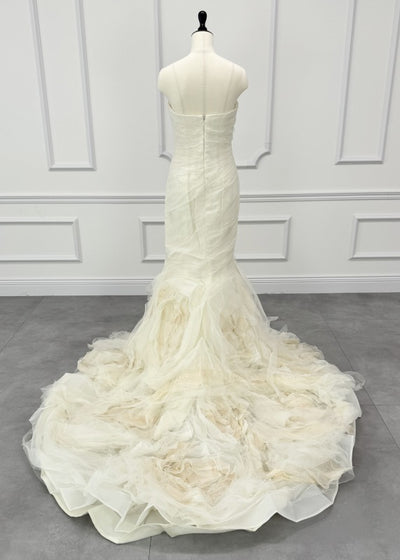 Vera Wang Bride Gemmal Gemma Mermaid Line Ivory White First Overs 2way Mermaid