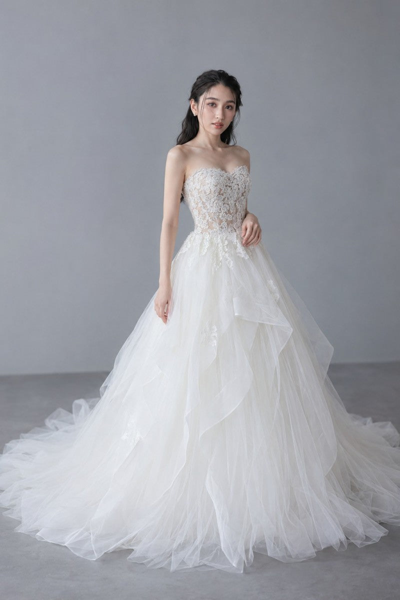 処分価格 PRONOVIAS DRUSILA ウェディングドレス マーメイド 処分価格